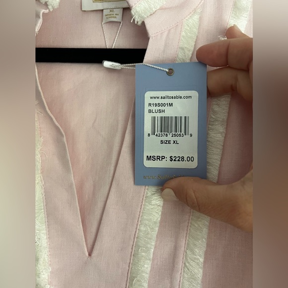 NWT SAIL TO SABLE BLUSH Tunic LONG Dress SZ XL - Picture 3 of 6